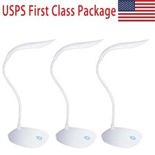 1-3 Pack USB LED Desk Lamp Touch Dimmable Rechargeable