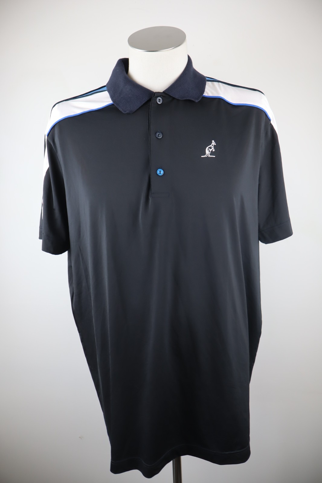 AUSTRALIAN POLO JERSEY MENS 56 MAN T-SHIRT CASUAL VINTAGE POLYESTER SPANDEX