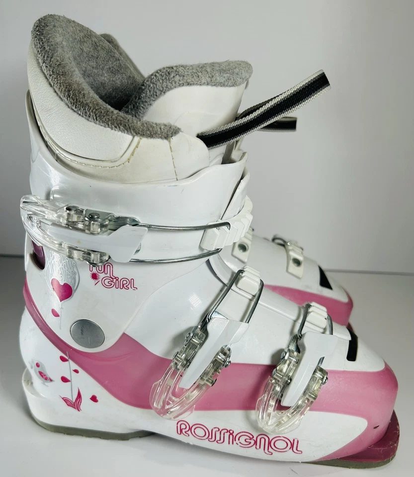Rossignol Fun Girl Kids Ski Boots 265 mm Mondo 22.5 - Image 3 of 4