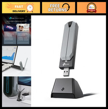 Tri-Band Wi-Fi 7 USB 3.0 Adapter for Desktop PC  Supports Windows 11/10  2 Hig