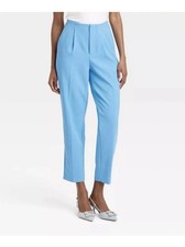 A New Day Tapered Leg High-Rise Ankle Length Pants Blue Women  s NWT Size 4