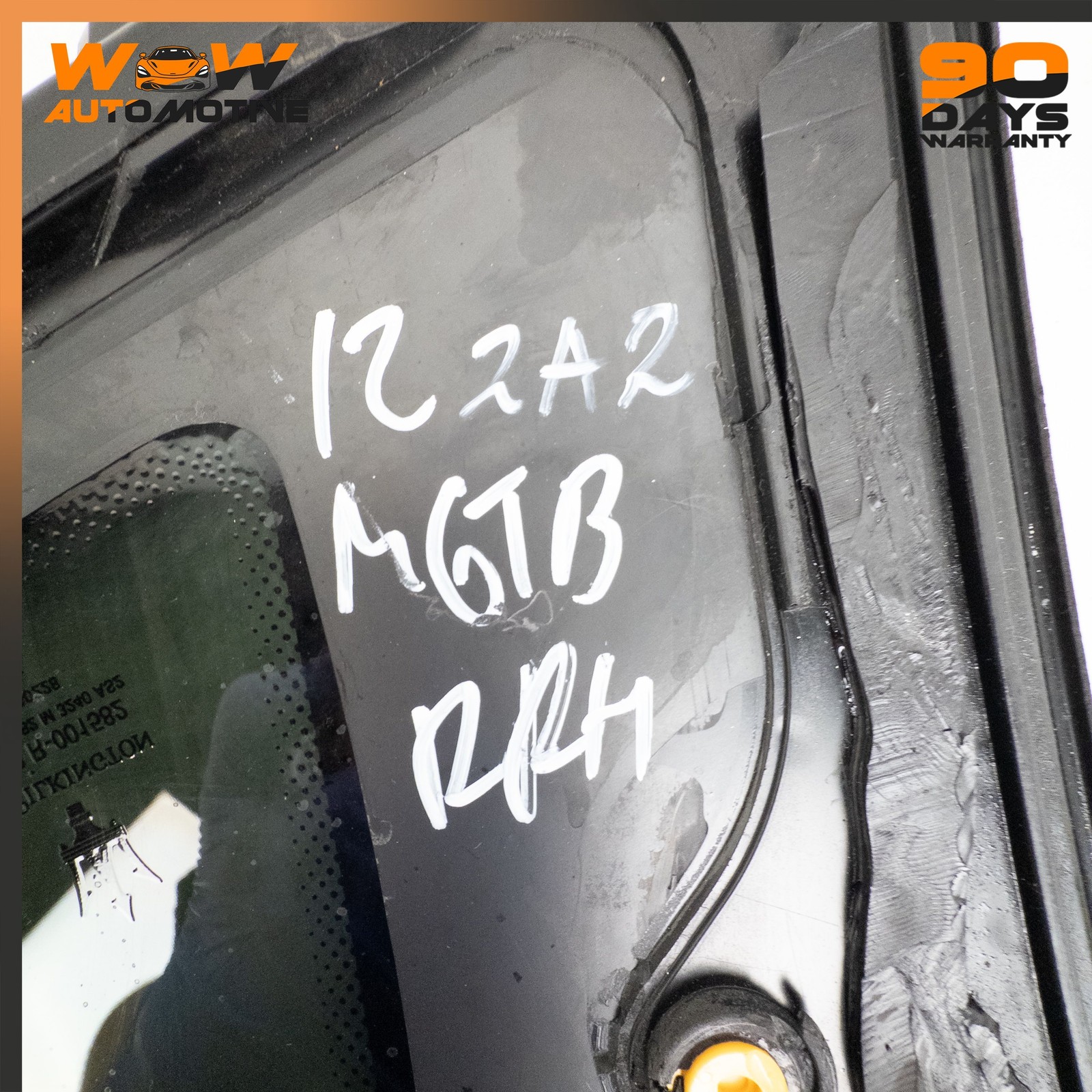 08-19 MASERATI GRANTURISMO S REAR RIGHT PASSENGER SIDE WINDOW QUARTER GLASS OEM