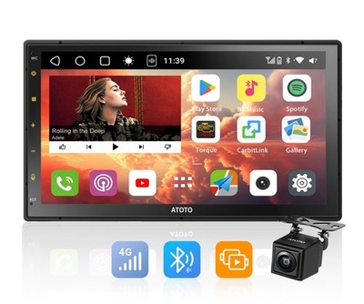 ATOTO S8 2DIN 7'' Android Car Radio AI Assist  4G LTE DSP Tuning Dual Bluetooth