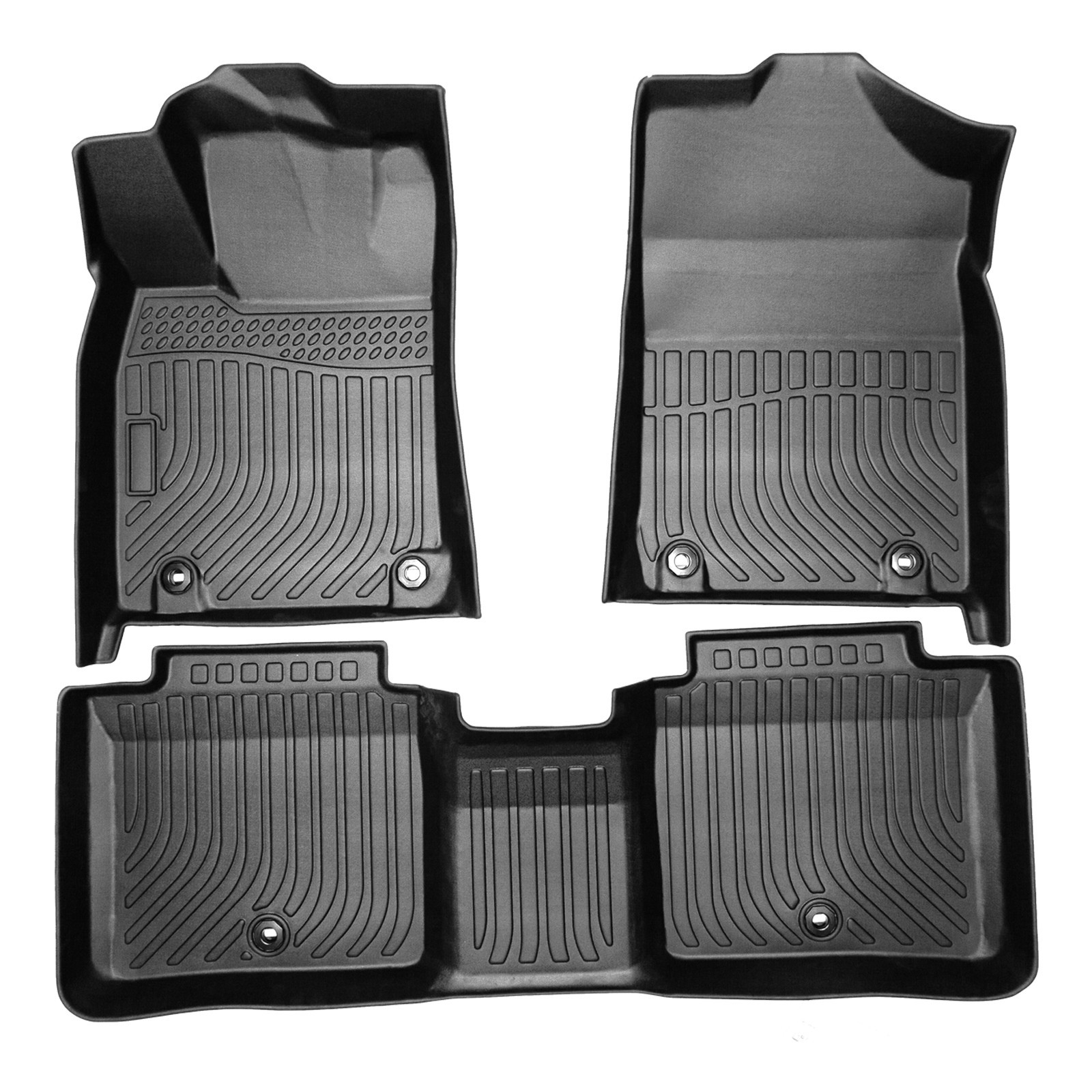 Floor Mats Liner Carpets For 2013-2018 Lexus ES350 ES300h TPE Rubber All Weather