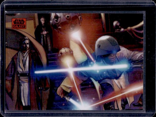 2025 Topps Chrome Star Wars Galaxy Anakin Skywalker Orange Refractor #/25