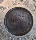 1923 A.J. Acton Heating, Stanwood, WA Good Luck Encased Lincoln Wheat Cent — photo 6