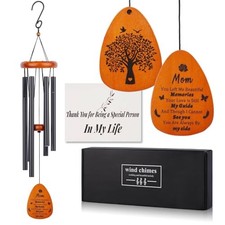 32" Memorial Wind Chimes for Loss of Mother Sympathy Gift, Memorial Mom
