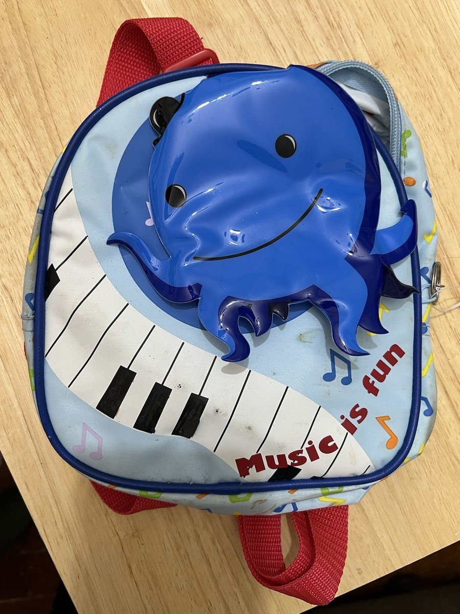Oswald Octopus Kids Backpack “Music Preschool Toddler Bag Oswald