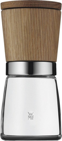 Wmf Pfeffer Salz GewüRzmüHle Nature Glas Holz Mit Keramikmahlwerk KüChe ZubehöR-image