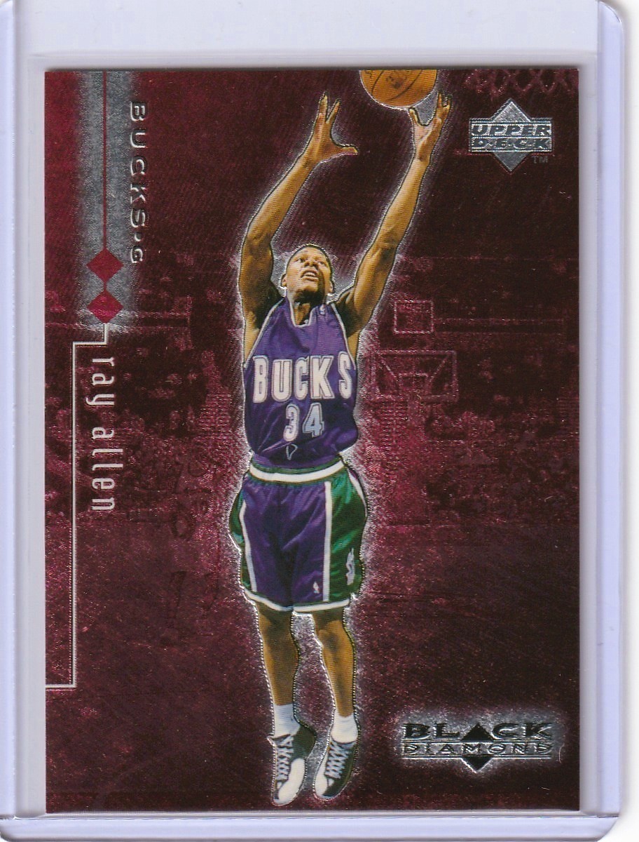 1998-99 Upper Deck Black Diamond Double Diamond 1780/3000 Ray Allen #52 HOF