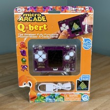 NEW Micro Arcade Q*bert Handheld Electronic G...