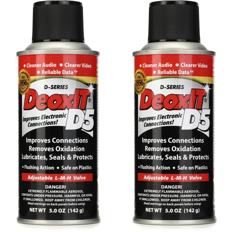 CAIG Laboratories DeoxIT D5 Contact Cleaner 5% Solutions (2 Pack)