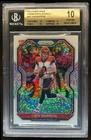 2020 Prizm Joe Burrow RC Pristine White Sparkle SSP #307 Bengals BGS 10