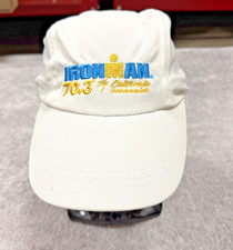 Ironman Triathlon Ocean Side 70.3 Men's OSFA Mesh Panel Hat Embroidered White