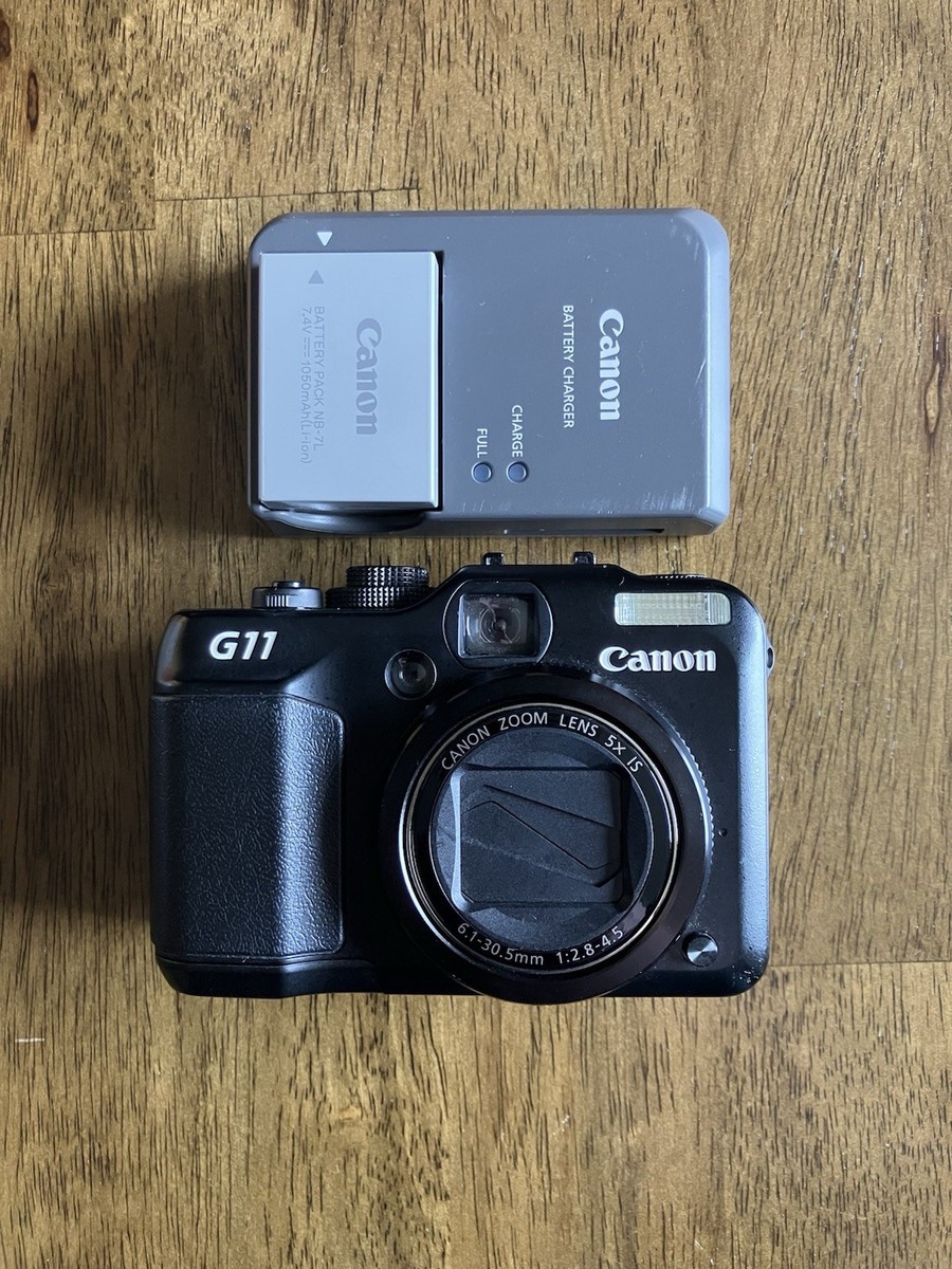 Tested Canon Powershot G11 10MP CCD sensor Digicam with Battery