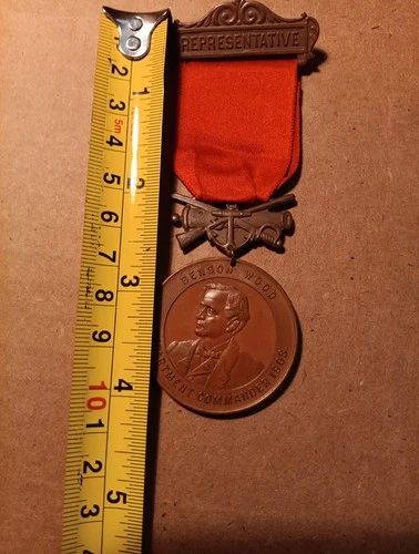 1904 GAR REUNION MEDAL DEPT ILLINOIS CIVIL WAR VETERAN SPRINGFIELD 38th Encamp.