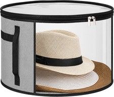 1 Pack Hat Boxes for Women Storage, Hat Container Storage