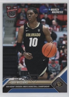 2023-24 Bowman U Now NCAA March Madness Blue 35/49 Cody Williams #8 13gp