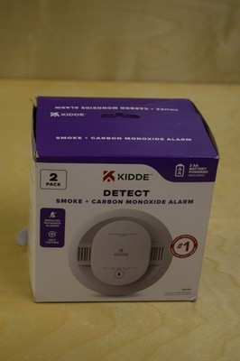 Kidde 30CUDR Smoke & Carbon Monoxide Detector, LED Warning Light, 2 Pack, New