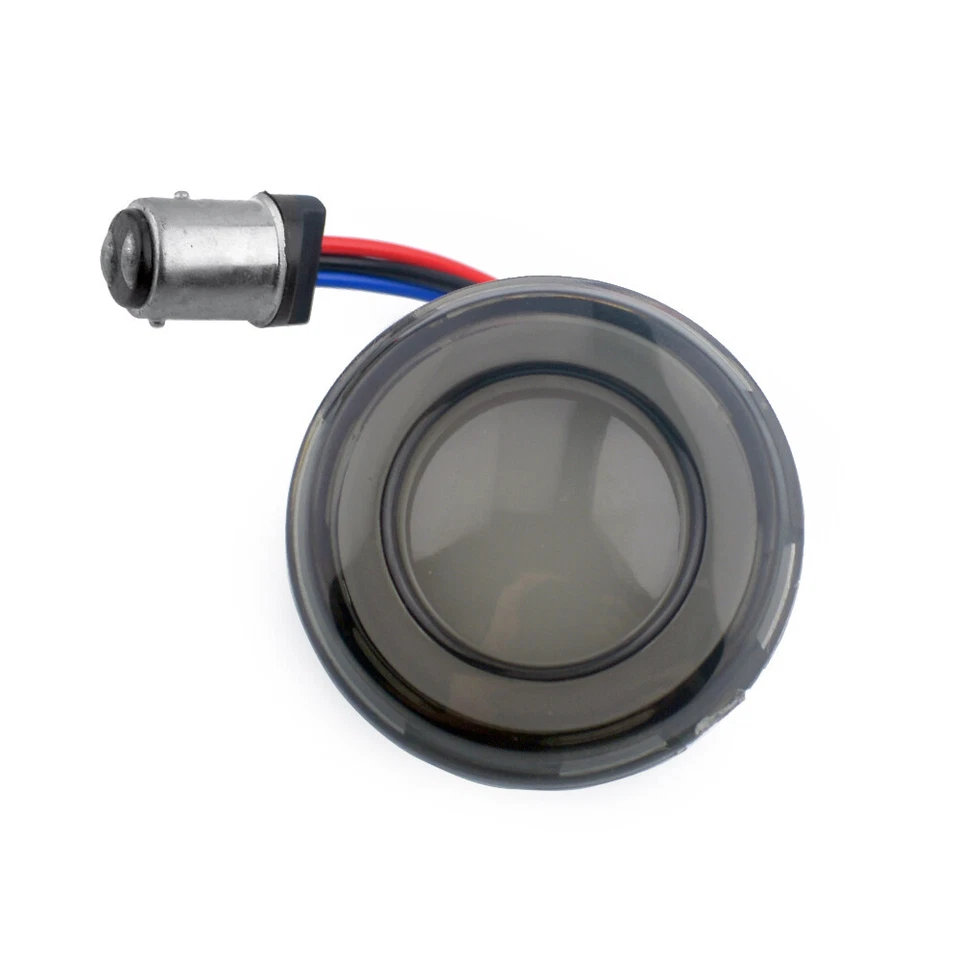 1157 2" Lens LED Turn Signal Lights for Harley Touring Road King Street Glide - Image 3 of 4