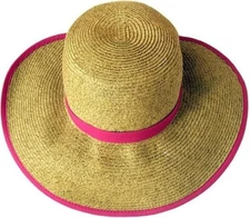 Sun 'N' Sand French Laundry Straw Sun Hats for Women - Backless