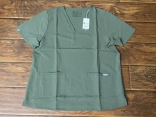 Figs Women  s Casma Three-Pocket Medical Scrub Top V-Neck Shirt NWT Size 2XL
