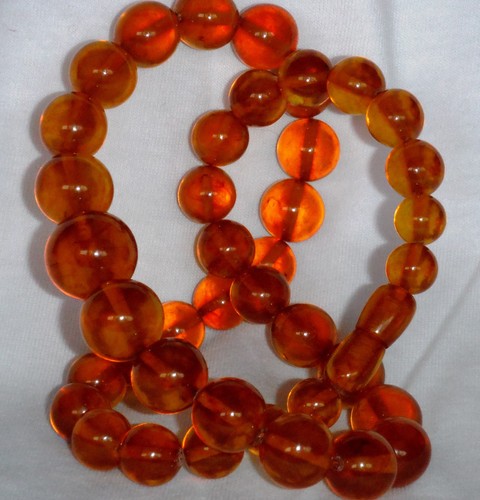 Authentic Baltic 54 cm Amber Butterscotch Honey Bead Necklace 48 grams - Picture 9 of 12