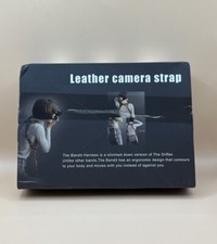 Leather Camera Shoulder Strap Brown 20 Configurations New