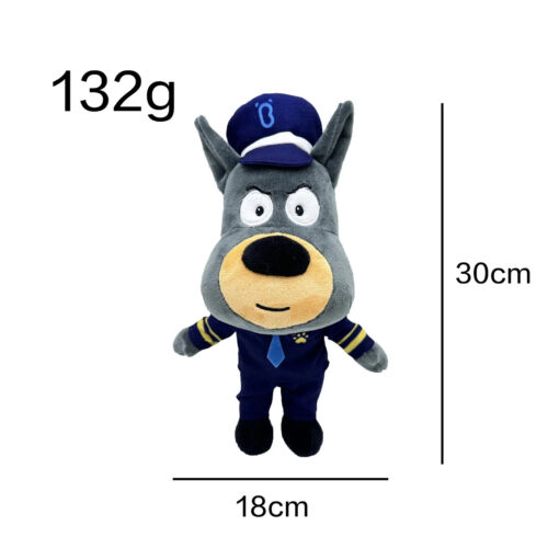 Sheriff Labrador Plush Toys Anime Dog Dolls Cute Soft Stuffed Plushies new - Picture 8 of 30