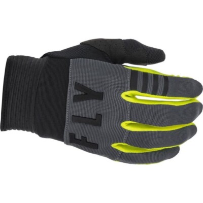Fly Racing F-16 MX Handschuhe Motocross grau schwarz neongelb