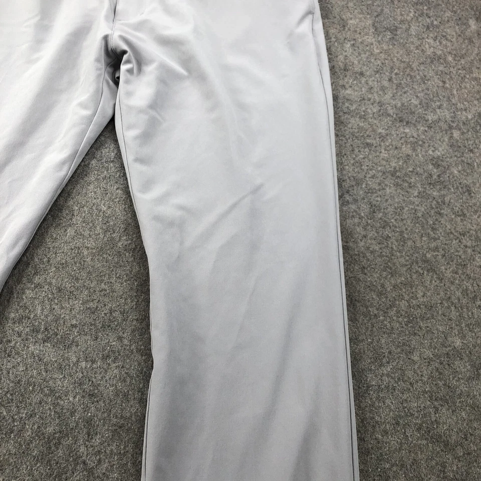 Pantalones Adidas Hombre 36x34 Gris Recto Golf Frente Plano Exterior Antideslizantes Foto 3 de 4