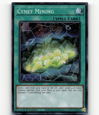 Yugioh Cynet Mining (PCR) - Quarter Century Bonanza