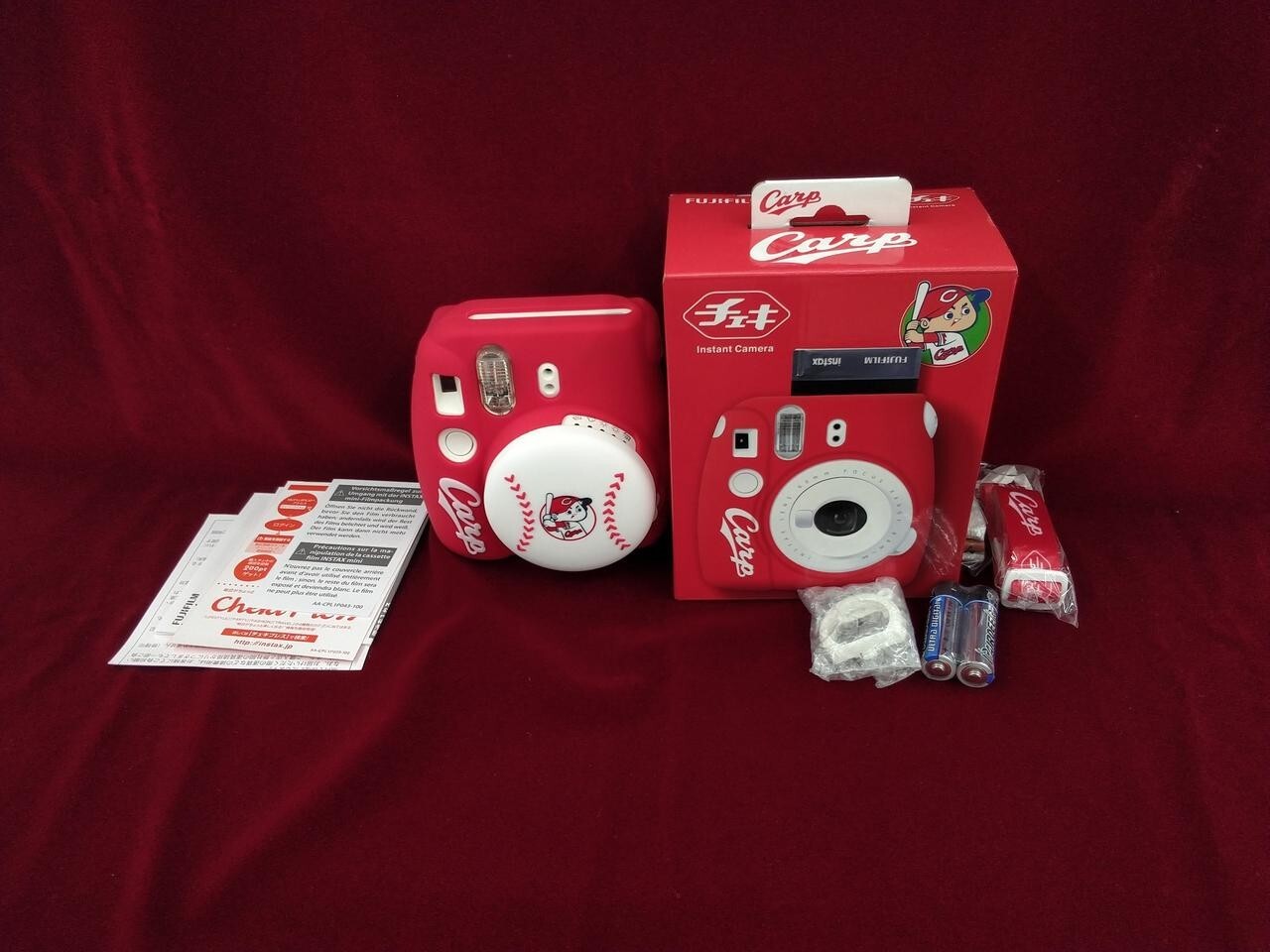 Fujifilm Instax Mini 8 Instant Camera Hiroshima Toyo Carp Limited Edition-image