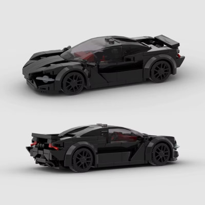 Hot MOC 765Lt City Rennwagen Speed Champions Sport Bausteine Steine