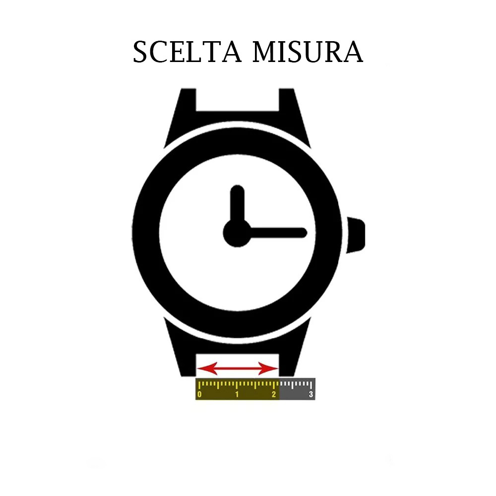 Cinturino orologio in pelle marrone scuro Zulu 18-24 mm foto 2