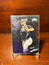 2021 Topps Chrome Black - Lance Lynn #13 Purple Refractor /150