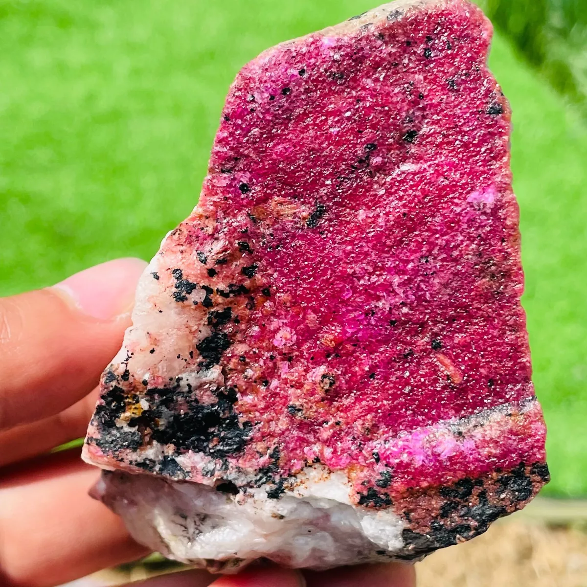 343g Natural Purple Pink Cobalt Cobalto Calcite Crystal Gemstone Rare  Mineral