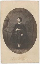 CDV Circa 1860. Alice Of Bourbon-Parme With Dédicace. Signed Autograph