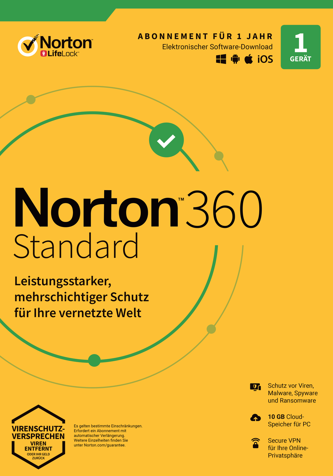 Norton 360 Standard Antivirus Software 1 s l1600