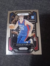 Azuolas Tubelis 2023-24 Panini Prizm #283 Base Rookie Card Philadelphia 76’ers