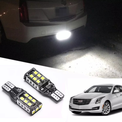 2pcs 6000K White 921 LED Backup Reverse Light Bulbs for Cadillac ATS 2013-2019