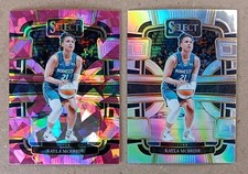 2 Kayla McBride Lynx 2024 Select WNBA Cards #84 Pink Cracked Ice & Silver Prizm 