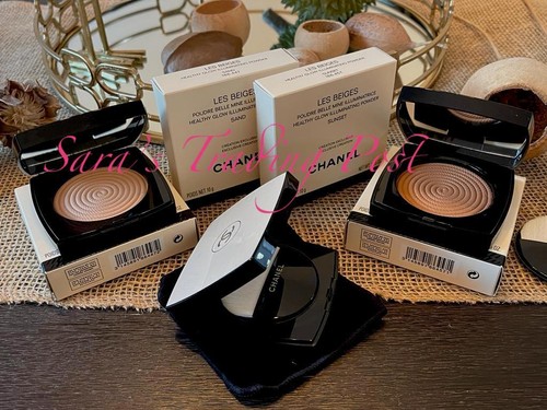 1 CHANEL Les Beiges Belle Mine Poudre Healthy Glow ILLUMINATING POWDER Full Size - Picture 1 of 6