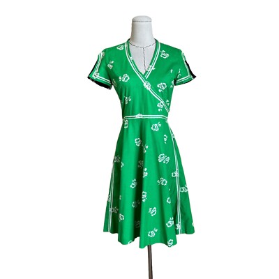 Vintage 60s D'Accord Betty Carol Spring Green Floral Dress Cottagecore  Tennis | eBay