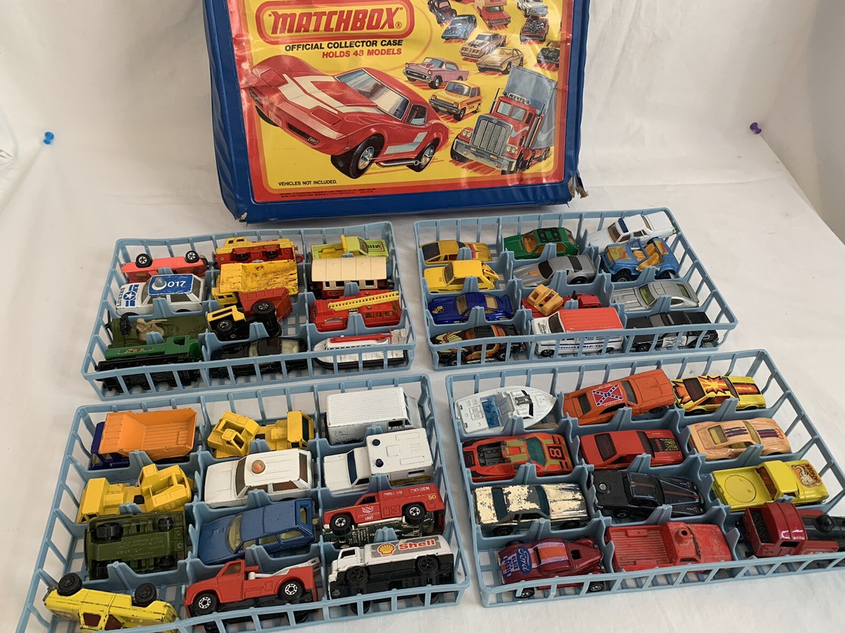 Vintage Lot of 48 Matchbox & Hot Wheels Die Cast Cars Collectors