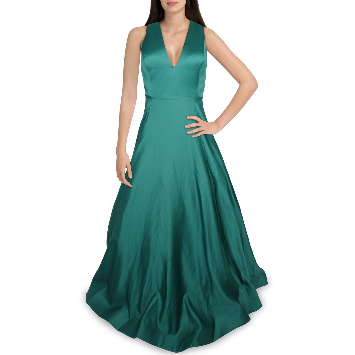 Женское зеленое вечернее платье Glamour by Terani Couture для юниорок 8 BHFO 5694