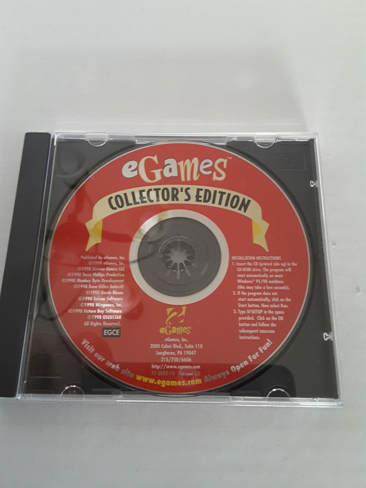 eGames 101 Incredible Games (Collector's Edition) (PC, 2002) for sale  online