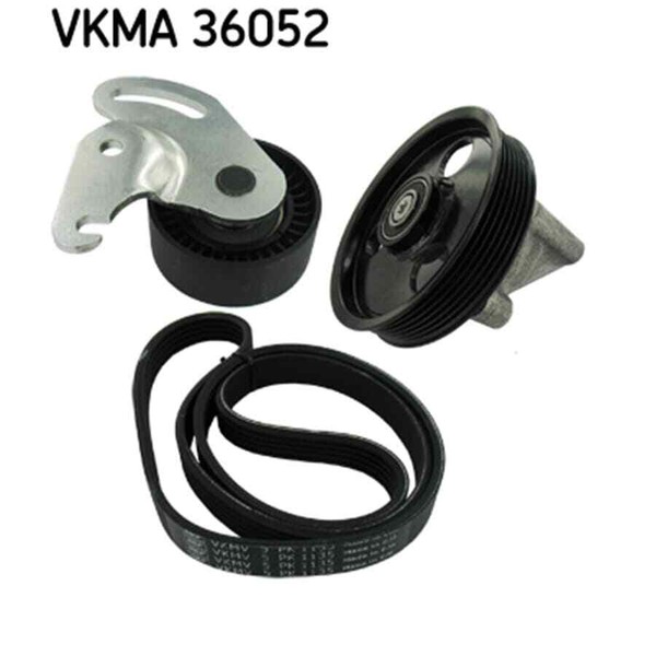 SKF Keilrippenriemensatz Vkma 36052-image