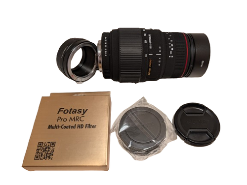 Sony E-mount adapted SIGMA 70-300 mm F/4-5.6 APO DG Telephoto Zoom Lens. - Picture 4 of 12