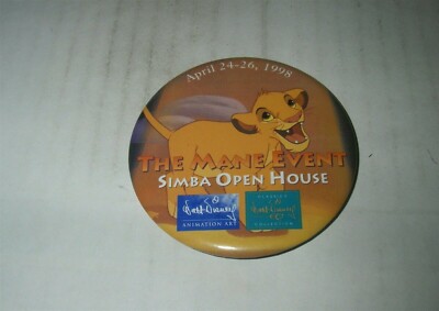 1998 WALT DISNEY THE MANE EVENT SIMBA OPEN HOUSE PIN